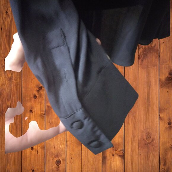 Who What Wear Women's XXL Pullover Black Tie Front Blouse Career Office Classic - Picture 4 of 7